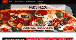 Desktop Screenshot of nedspizzarestaurant.com